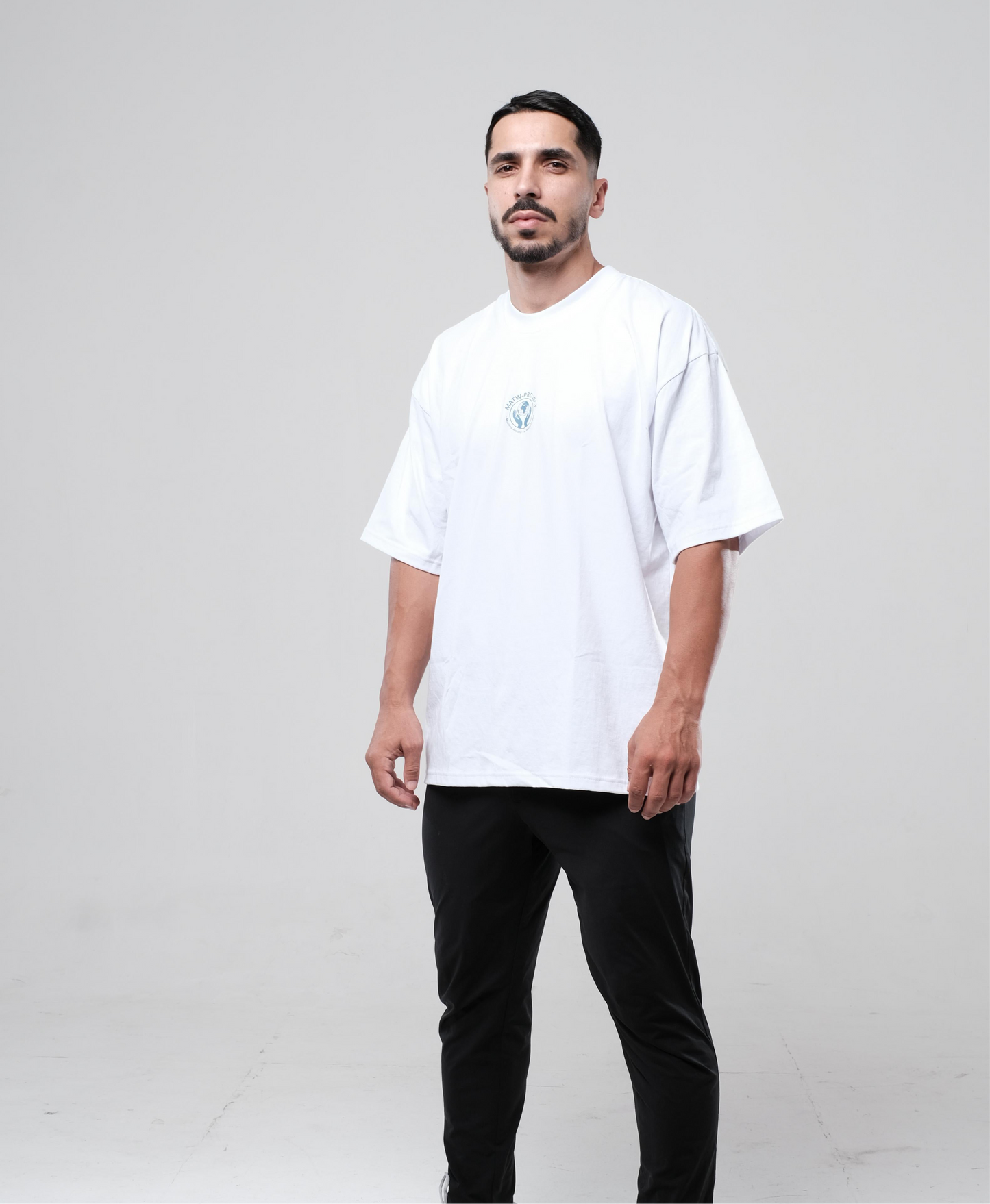 White Palestine Tee