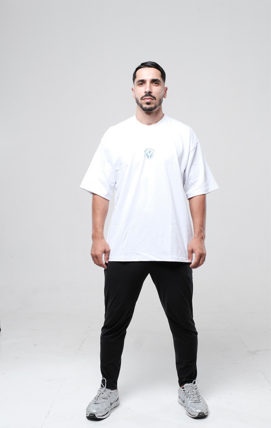 White Palestine Tee