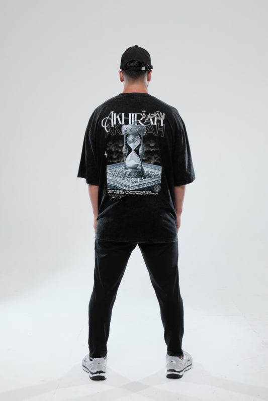 Black Stonewash Akhira Tee